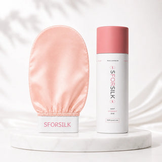 gant en soie exfoliant