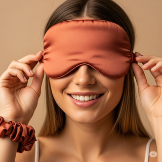 Masque de nuit en soie