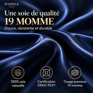 Taie d'oreiller en soie